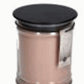 Sweet Grace candle, 18.5 oz, glass jar, light brown wax, black lid, metal side clip. Only available in 18.5 oz size.