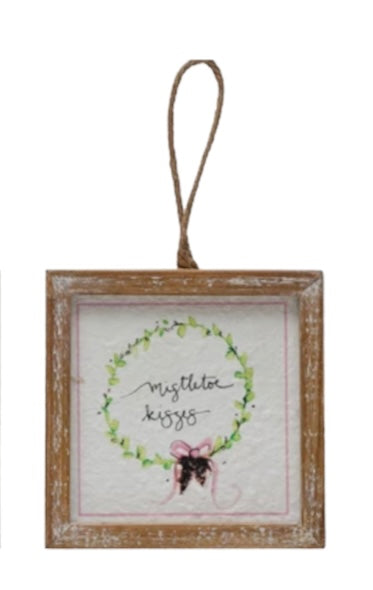 Wood Frame Ornaments