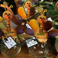 Turkey topper glass bowl