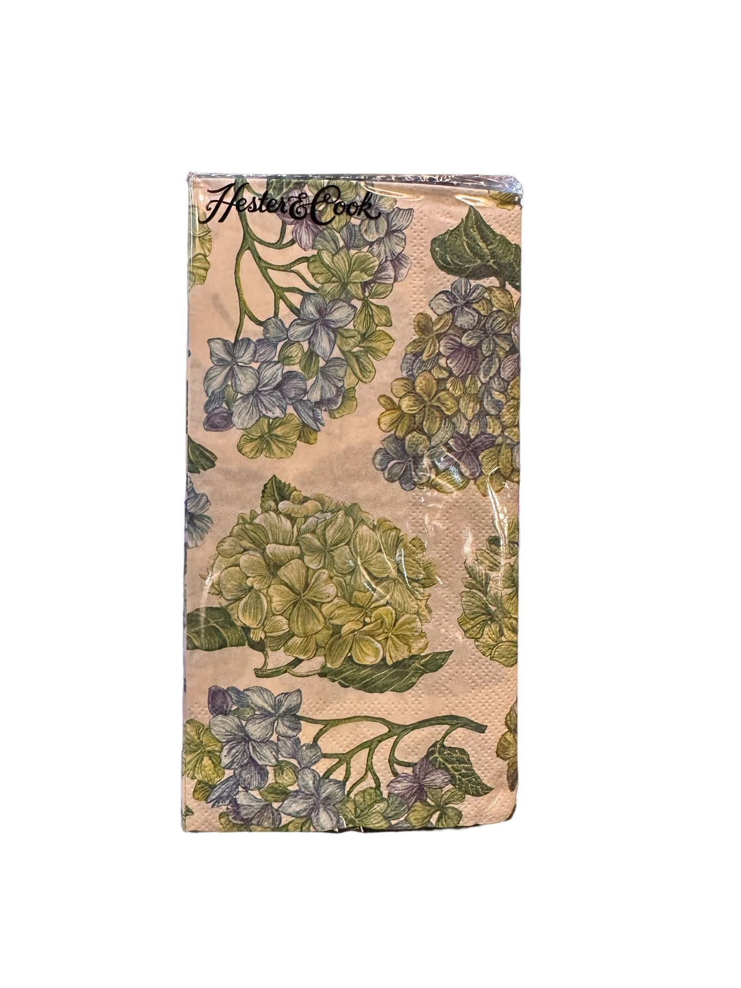 Hydrangea Green Guest Napkins pk of 16