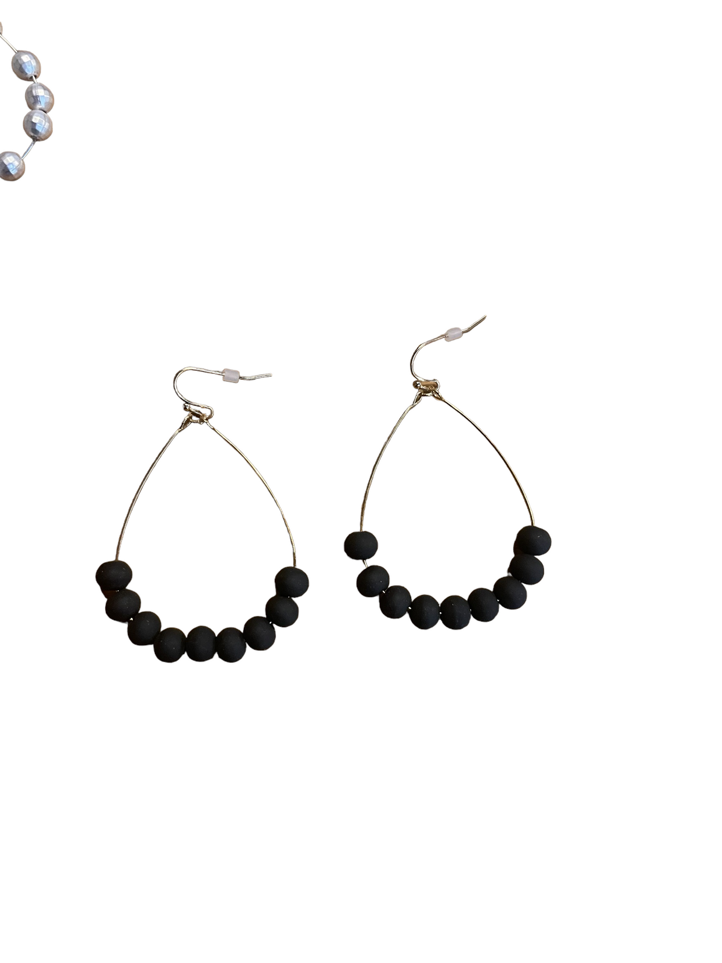 Ball Beaded Dangle Earrings